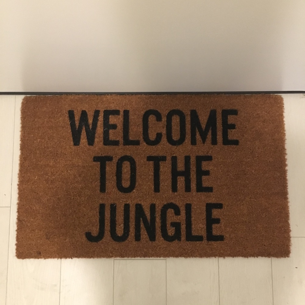 “Welcome to the Jungle” doormat